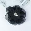 Oversized Flower Floral Corsage Organza Pleated Flower Pin New Hairpin  Chest Decoration