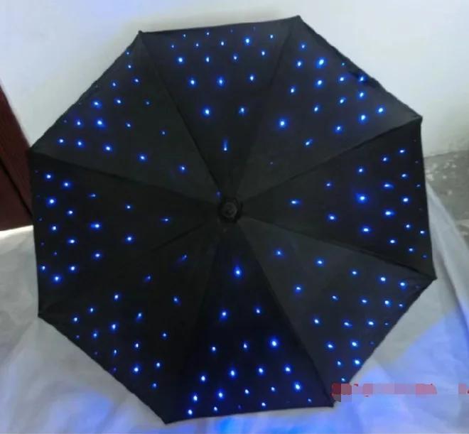 Trendy LED Glowing Umbrella with Built-in