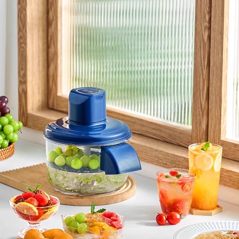 Electric Grape Peeling Machine, Automatic Small Fruit Garlic Peeler Machine Cherry Tomato Garlics Peeler Skin Remover Tool
