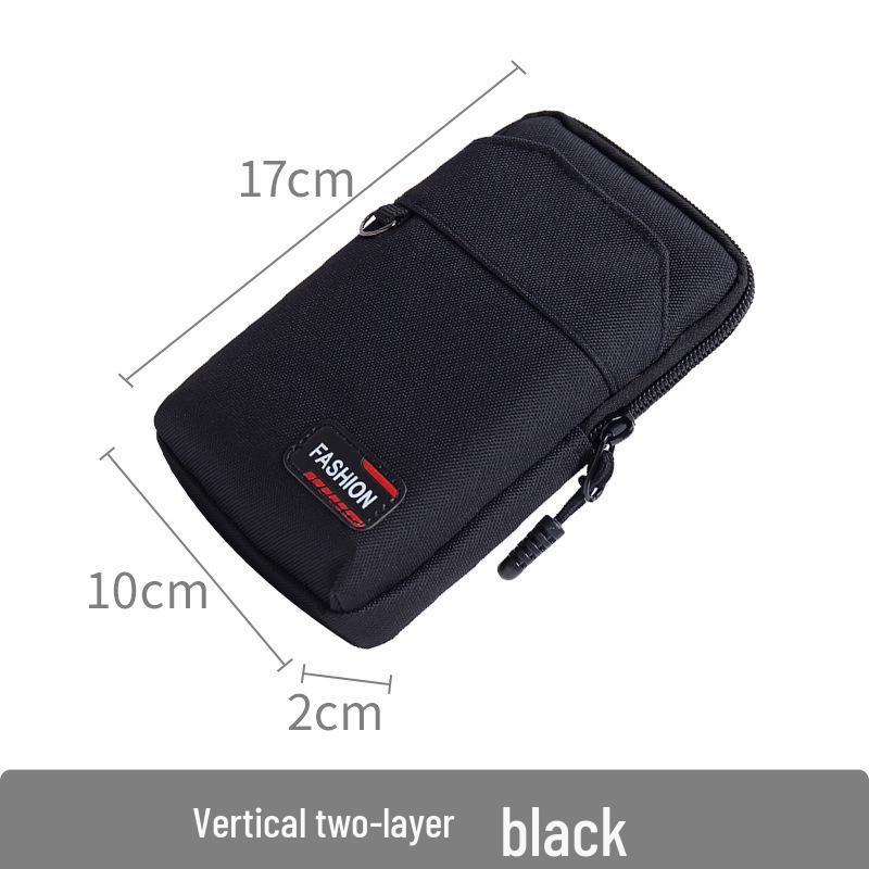 Riñonera Oxford Impermeable 2021 - Soporte para Teléfono en Cinturón para Hombre de 6.5" con Mosquetón para Correr al Aire Libre