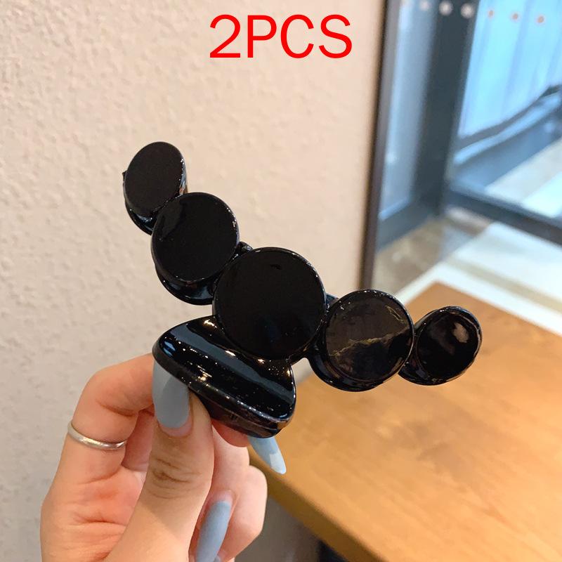 (87 Styles) 2pcs/ Set New Large Jelly Color Hair Clip Acrylic Hair Claw Shark Clamp For Women Girls Fashion Summer Updo Headwear Hair Accessories
