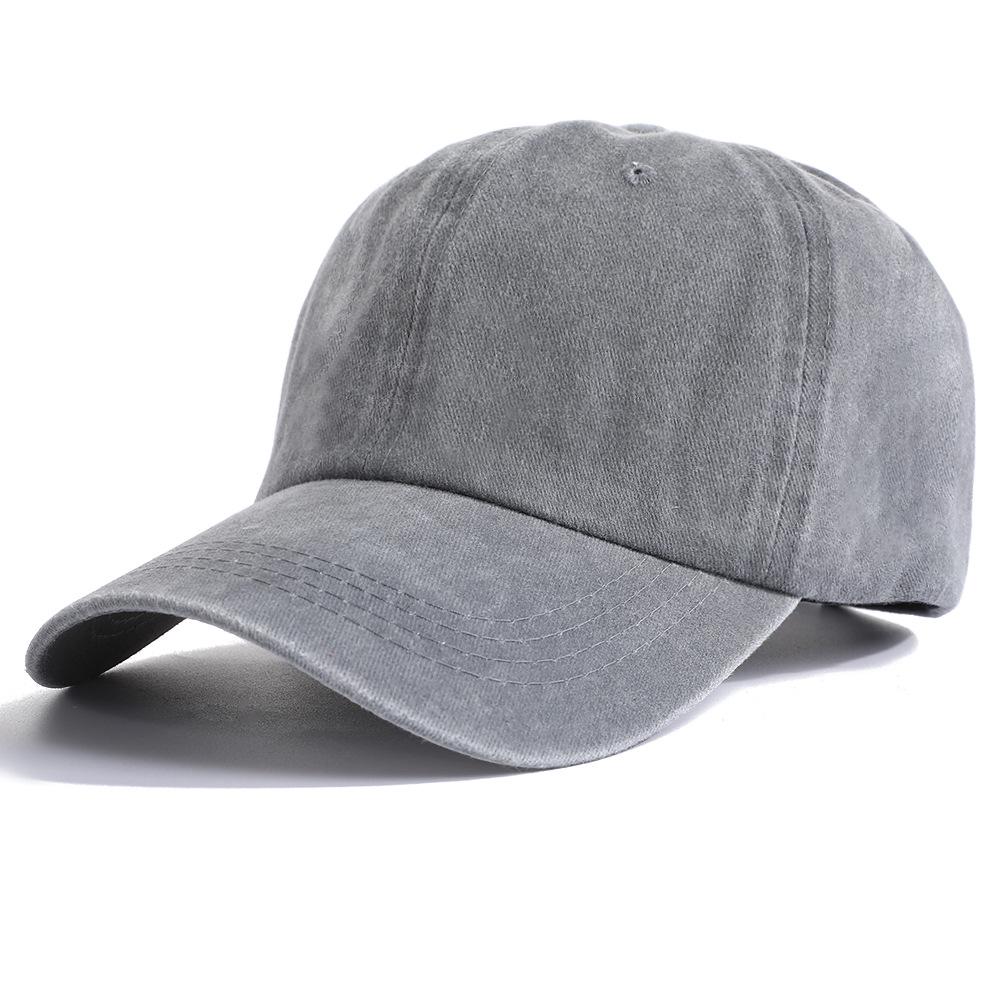 Korean Style Men's and Women's Large Head Baseball Cap for a Slimmer Face - High-End Custom Design