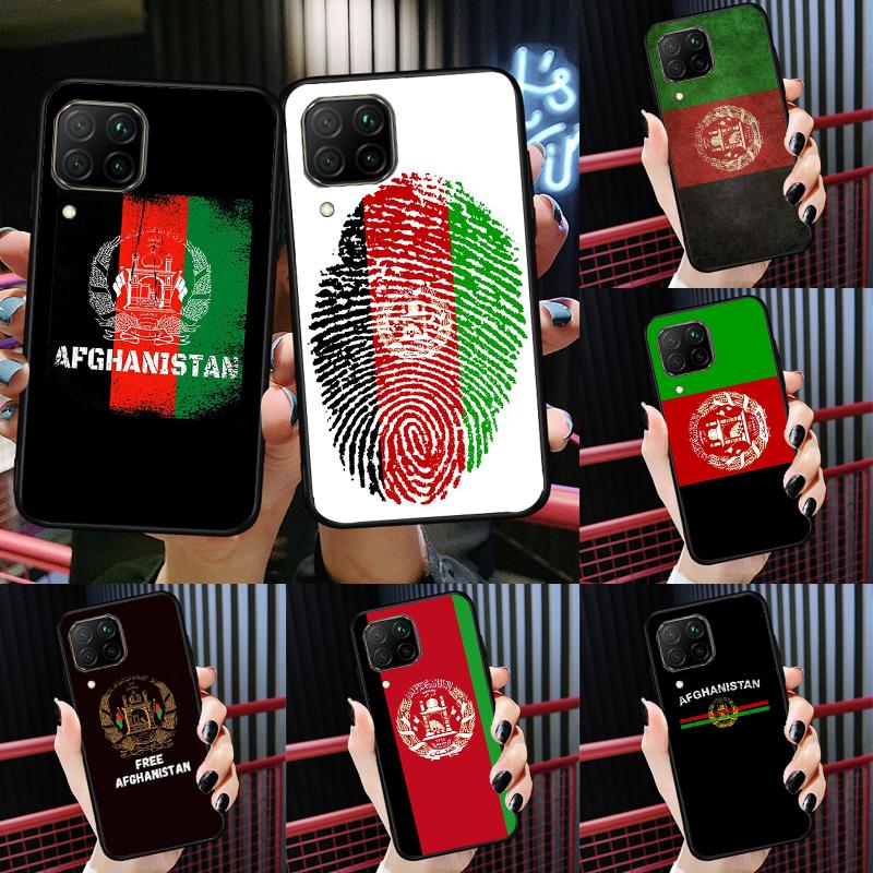 Afghan Afghanistan Flag For Huawei P30 P60 Pro P20 P40 Lite Nova 9 10 SE 12s 12i 11i 8i Y91 Y60 Y70 Y72 Y90 Y61 Case