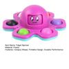 Fidget Spinner Octopus Shape Rotating Stress Relief Gyro Portable Decompression Spinner Concentration Aid