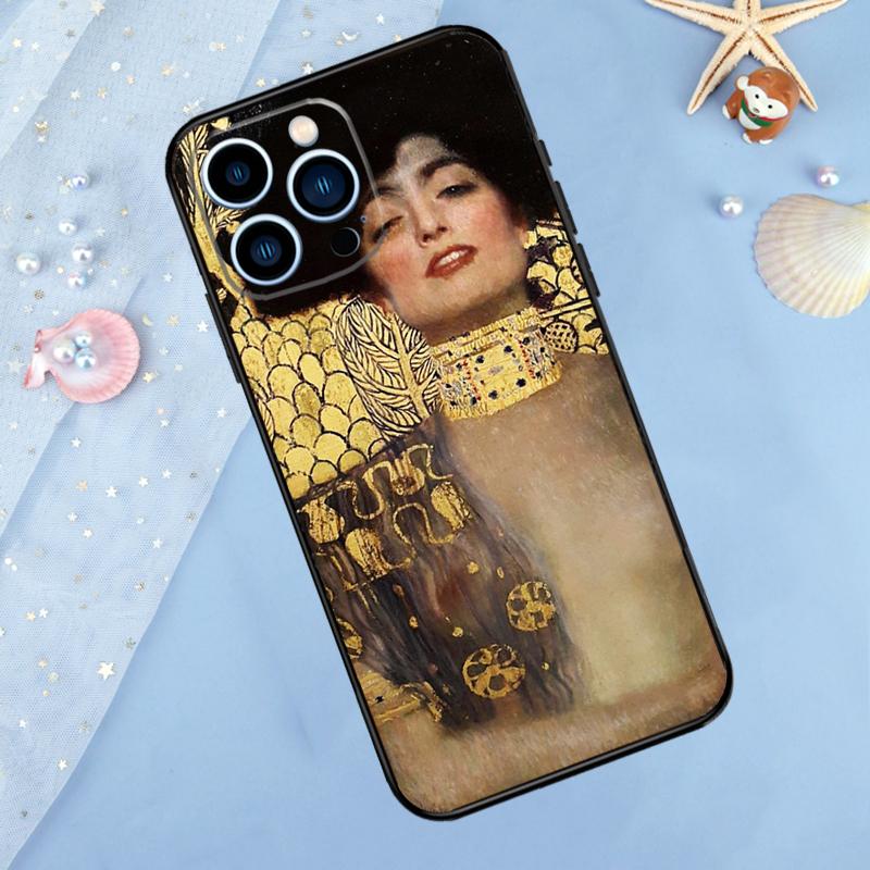 

Gustav Klimt Phone Case For iPhone 15 16 Pro Max 13 11 12 14 Pro Max XR XS X 7 8 Plus 12 13 Mini Cover iPhone 11 Pro