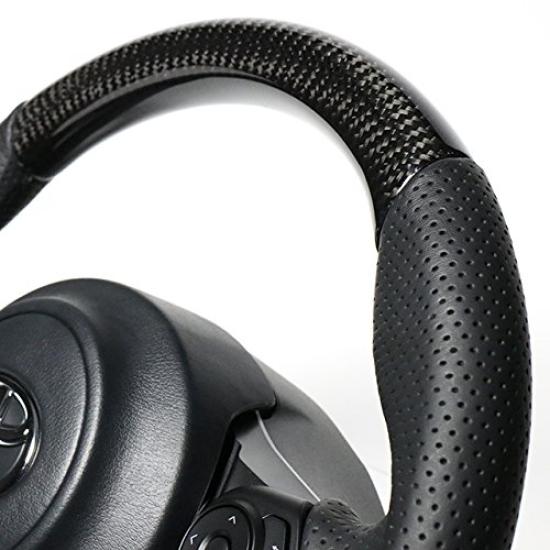 Direcție REAL SPORT Prius Prius Mark Black Carbon [GR86/GR Vitz/GR PHV, , X, Harrier, Voxy, Noah, Aqua] GR-BKC-BK-GR