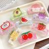 Cute Fruit Acetate Claw Clip Sweet Ponytail Shark Clip Lovely Strawberry Shark Clip  Girls
