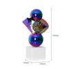Geometric Sculpture Abstract Decorative Stainless Steel Desktop