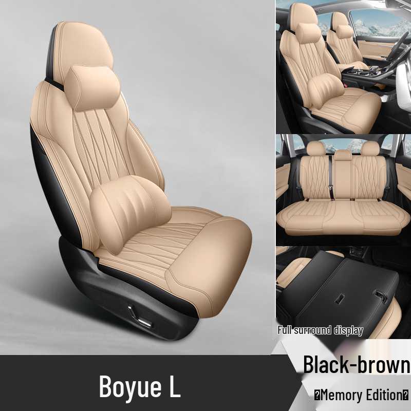All-Season Seat Covers for 25 Geely Boyue L Models & Cushions for 24 Models - Complete Coverage
