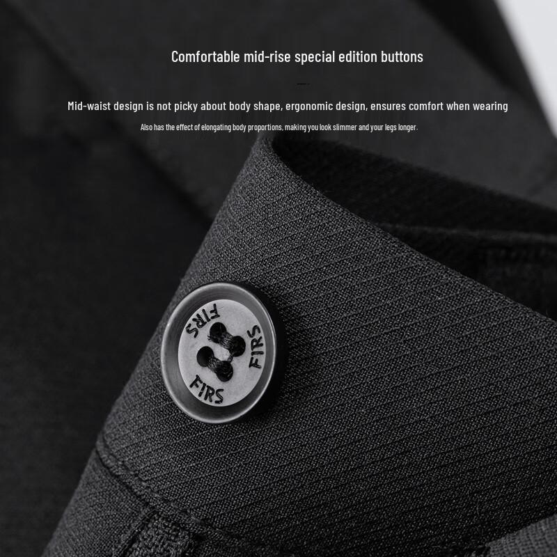 Shanshan Men's Tencel Linen Straight Fit Casual Pants