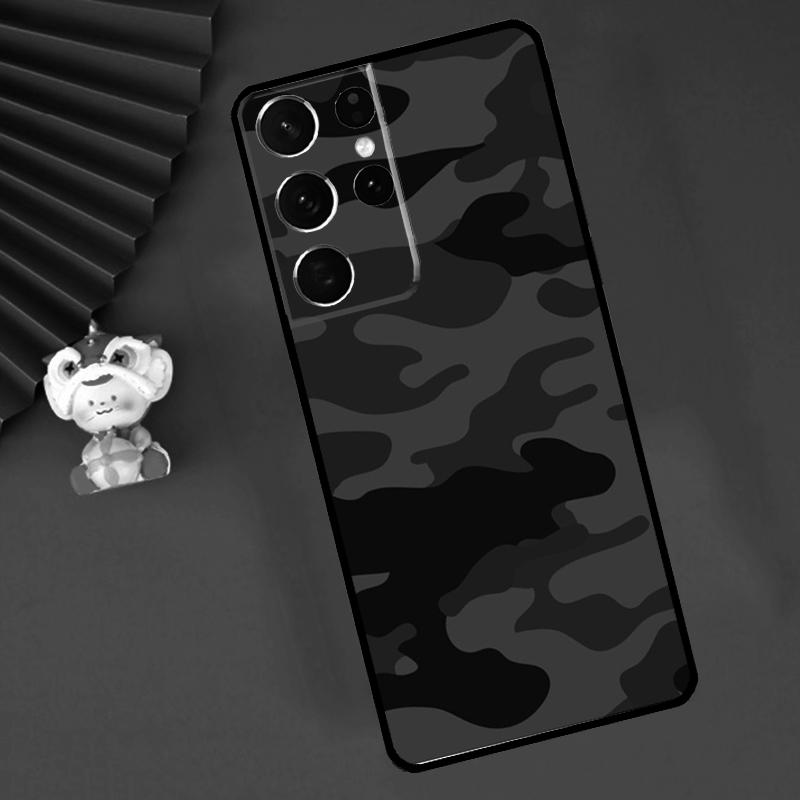 

Black Night Camo Camouflage Case For Samsung Galaxy S24 Ultra S22 S23 Plus Note 10 Note 20 S8 S9 S10 S20 S21 FE Cover Galaxy S24