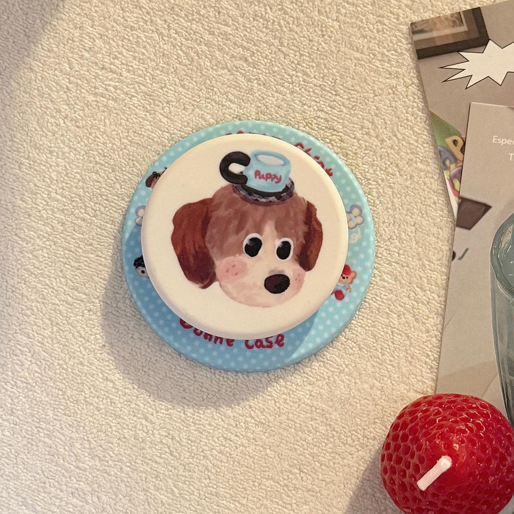 Magnetic Holder Mobile Phone Case for Apple for IPhone16 Film Color Puppy 15promax Hard 14 Creative 17