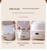 Ceramic Double-Boiler Stew Pot, 110V Electric Multi-Functional with Inner Pots and Stewing Cups, Fully Automatic for Soup and Bird's Nest.