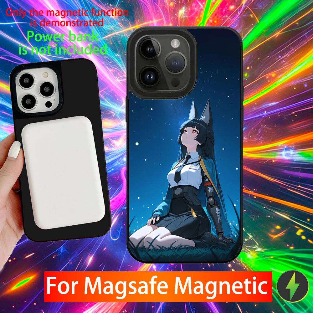 Hoshimi Miyabi ZZZ Phone Case For iPhone 16,15,14,13,12,11,Pro,Max,Plus,Mini,SE New Magsafe Magnetic Wireless Charging