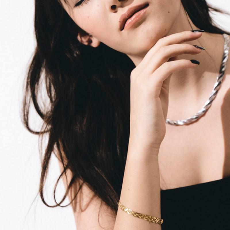 

Pepe Zoo [Trece 5] Plain Gold Bracelet 16cm