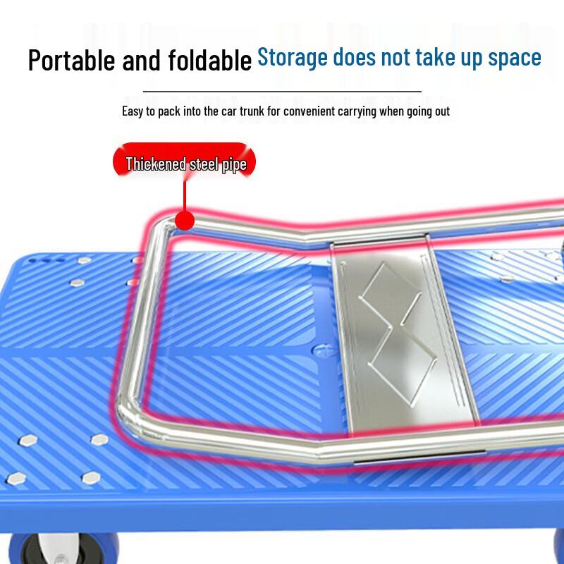 Foldable Plastic Platform Hand Truck