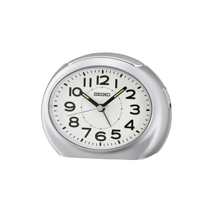 Réveil - SEIKO - QHE193S - Argenté - Alarme - Quartz japonais - Intérieur