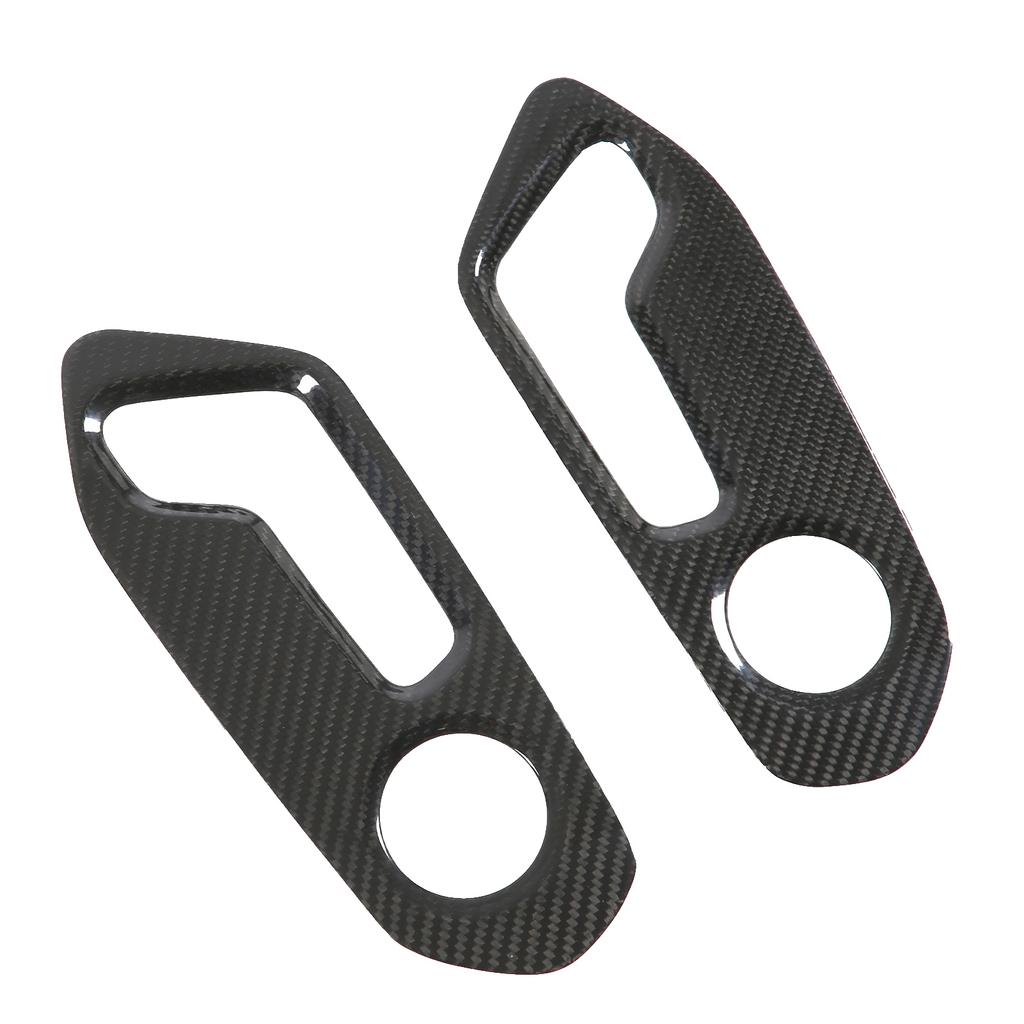 2pcs Power Seat Adjuster Switch Trim Panel Carbon Fiber Replacement for Urus 2018‑2021
