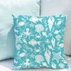 Sea Shell Double-sided Printing Short Plush Cushions 40x40 Couch Pillows Sofa Pillow Cover Decorative Cushion Car Room Decor Bed