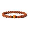 Natural Wood Star Moon Bodhi Seeds Bead Bracelet Promotes Meditation Wisdom & Good Luck Fortune Enlightenment Harmony Jewelry