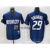 Unisex MLB-Style Baseball Jersey With Embroidered Striped Design Men Women Sportswear