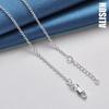 925 Sterling Silver Heart-shaped Necklace Fashionable Wedding Jewelry