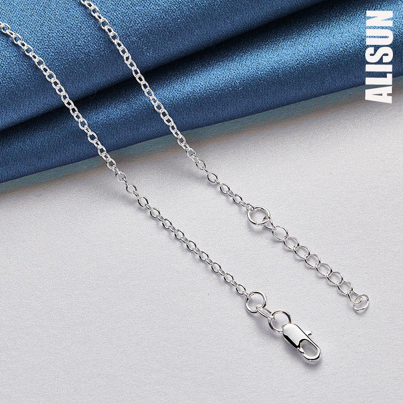 925 Sterling Silver Heart-shaped Necklace Fashionable Wedding Jewelry