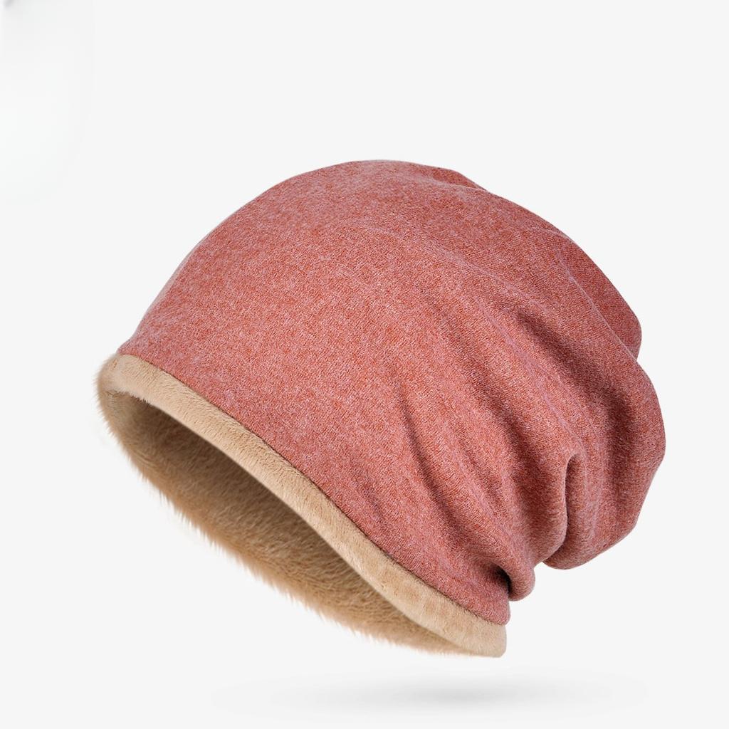 Solid Color Cotton Couple Headgear Stacking Hat