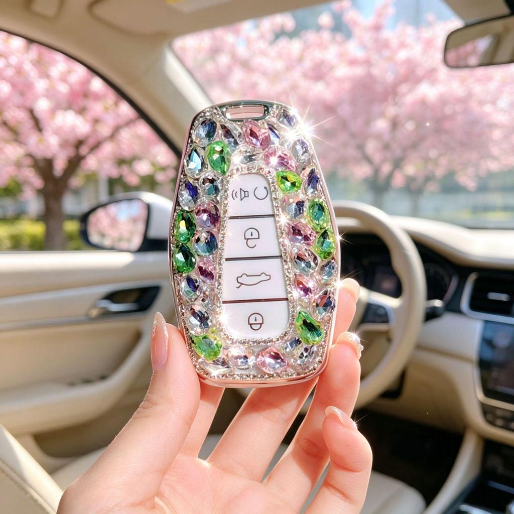 Geely Key Cover for Xingrui, Xingyue L, Boyue, Dihao GS, Bin Yue, Yuanjing X3, Bin Rui, Icon, and Borui Models