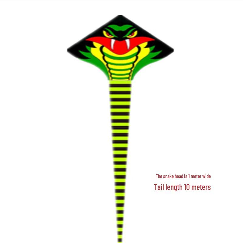 WEZHO 10-Meter Long-Tailed Green Snake Kite