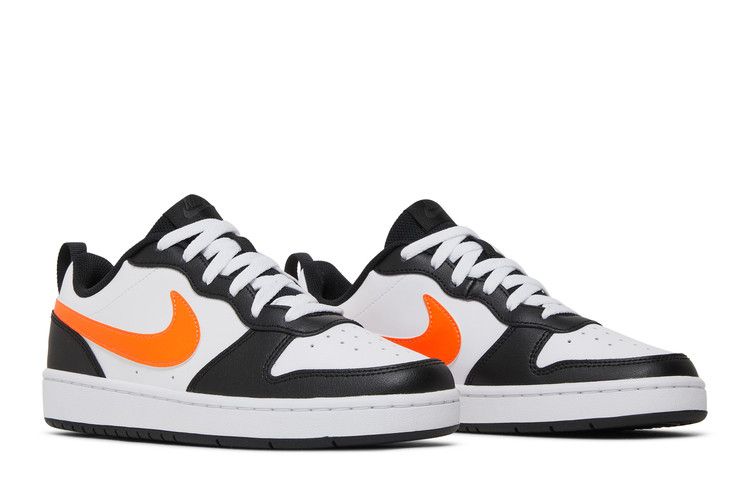 Kids' Sneakers Nike Court Borough Low 2 GS 'White Black Orange'