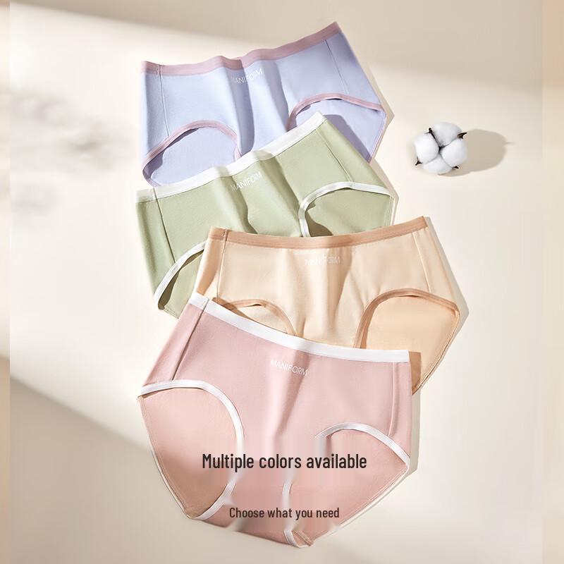 ManiForm Women's Low-Rise Cotton Briefs 3-Pack