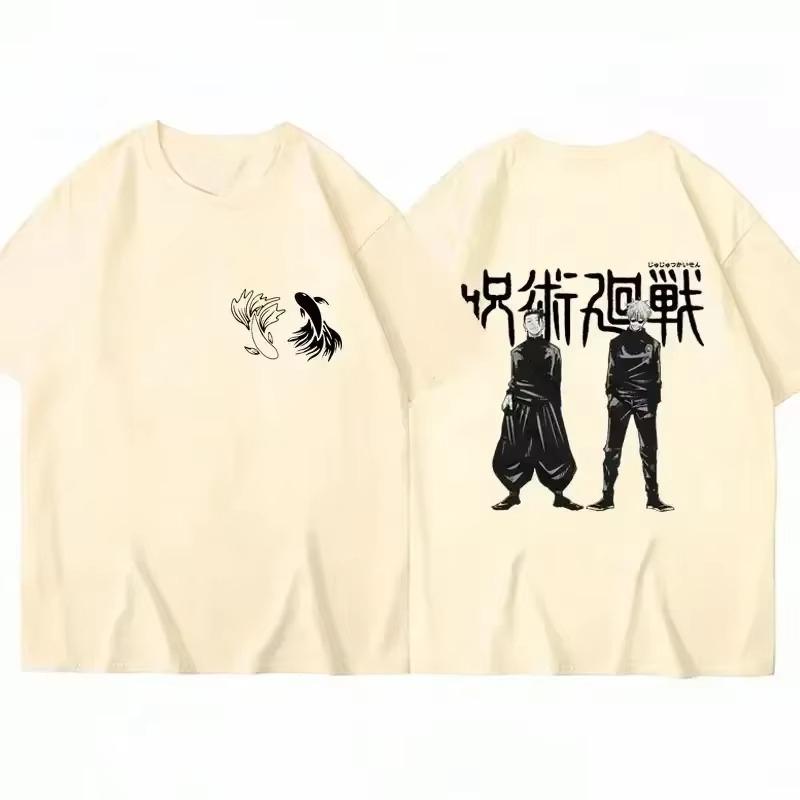 2025 Japonské anime Jujutsu Kaisen Tričko Satoru Gojo Geto Suguru Manga Grafické tričko Ležérní Harajuku Hip Hop Streetwear Topy