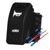 Waterproof White LED Rocker Switch for Light Bar Spot Lights 5P/7P ON-OFF-ON 12V/24V Heavy Duty for Car Boat Truck SUV 4x4 Hilux