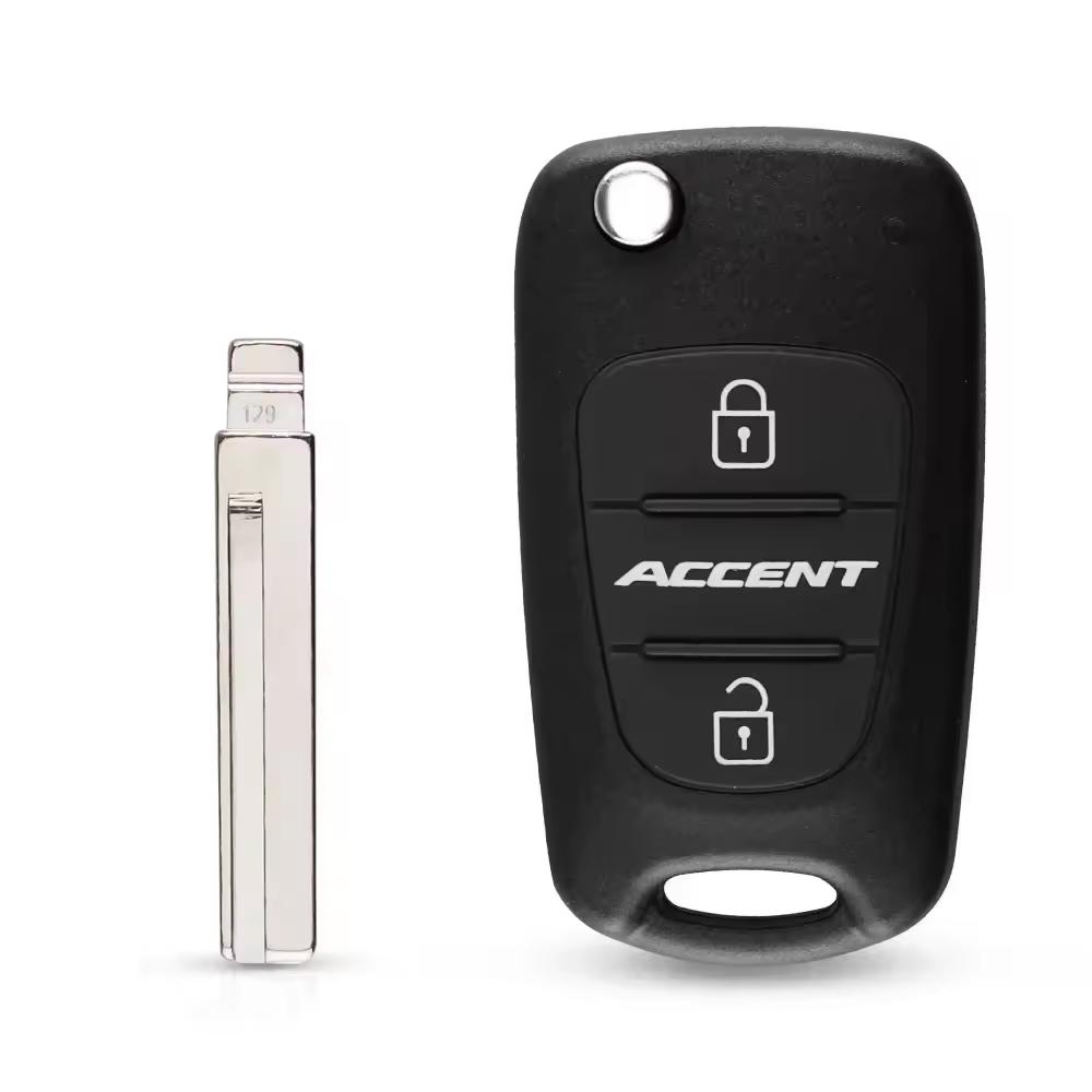 For Hyundai I20 I30 Ix35 I35 Accent For Kia K2 K5 Rio 3 Picanto Ceed Cerato Sportage 3 Buttons Flip Remote Car Key Shell Case