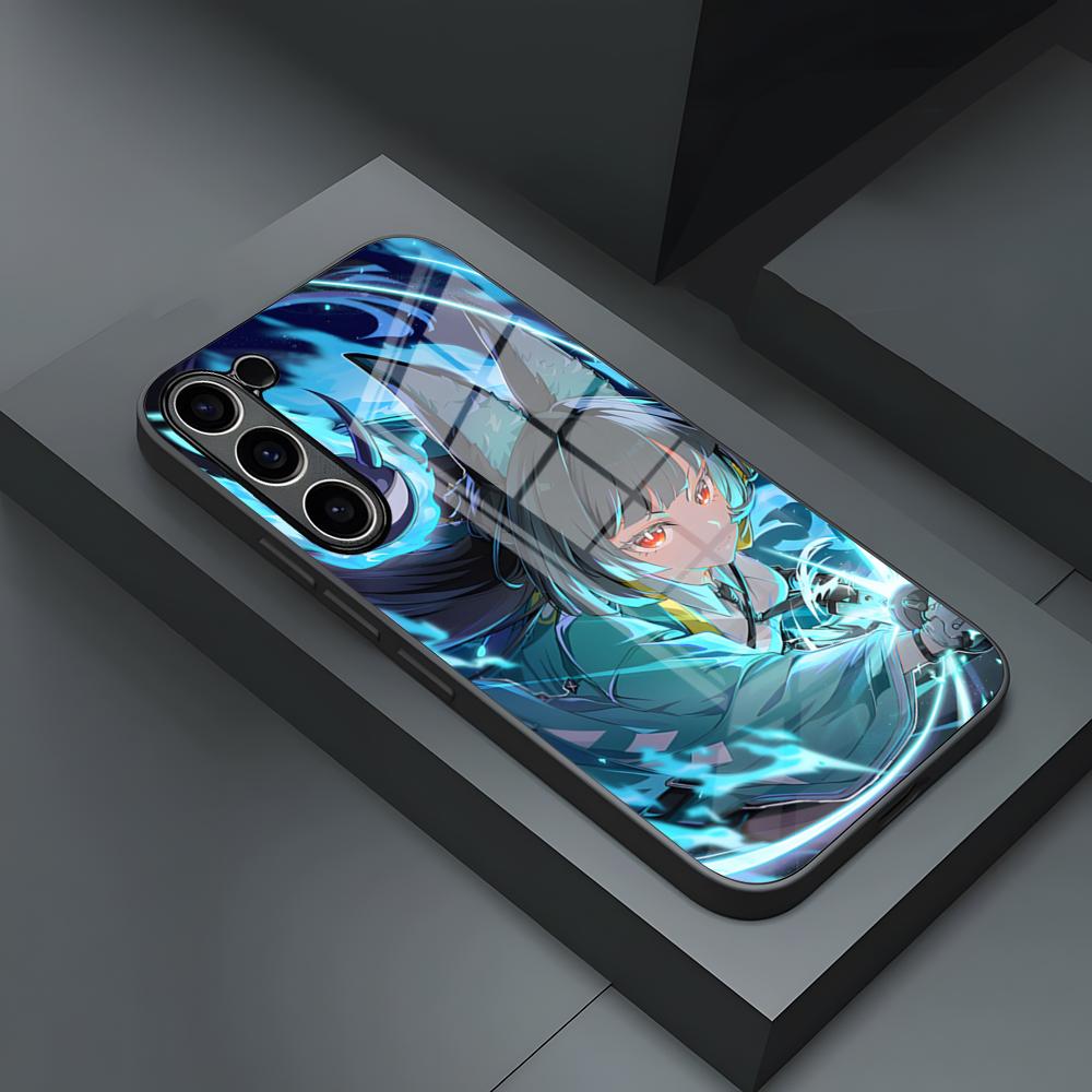 

Zenless Zone Zero Miyabi Hoshimi Phone Case For S24 Ultra Samsung S23 Fe S22 S20 S21 Plus Galaxy A54 A34 A24 A53 Glass Cover Samsung m54
