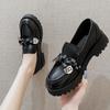 Loafers 2025 New Spring High-end Soft-soled Small Leather Shoes Small Fragrant Flat Shoes Single Shoes