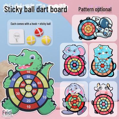 Detský cezhraničný terč na šípky s lepiacimi loptičkami - Interaktívna vzdelávacia hra pre rodičov a deti do interiéru aj exteriéru