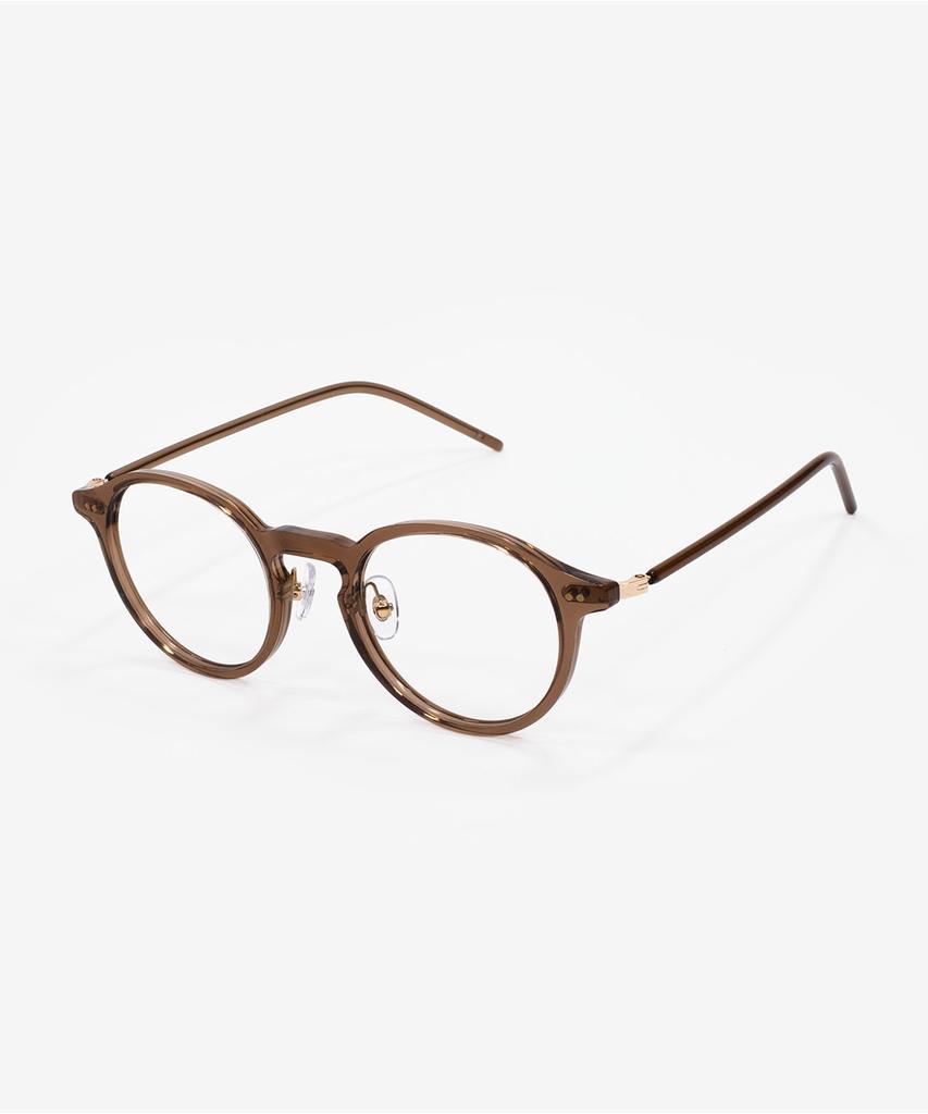 Weeoweeo Melo 03 Crystal Brown Blue Light Blocking Glasses