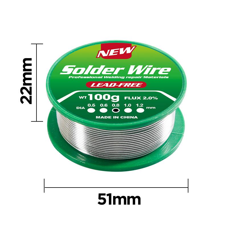 

Eco-Friendly Lead-Free Silver Solder Wire with No-Clean Rosin Core (Sn-0.3Ag-Cu)