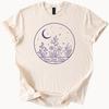 You Got This Graphic T Shirt Moon and Stars Floral Botanical Nature Illustration Motivational Tee Positive Affirmation Shirt Gift