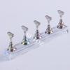 Nail Art Practice Tray with Strong Magnet and Wearable Crystal Pieces