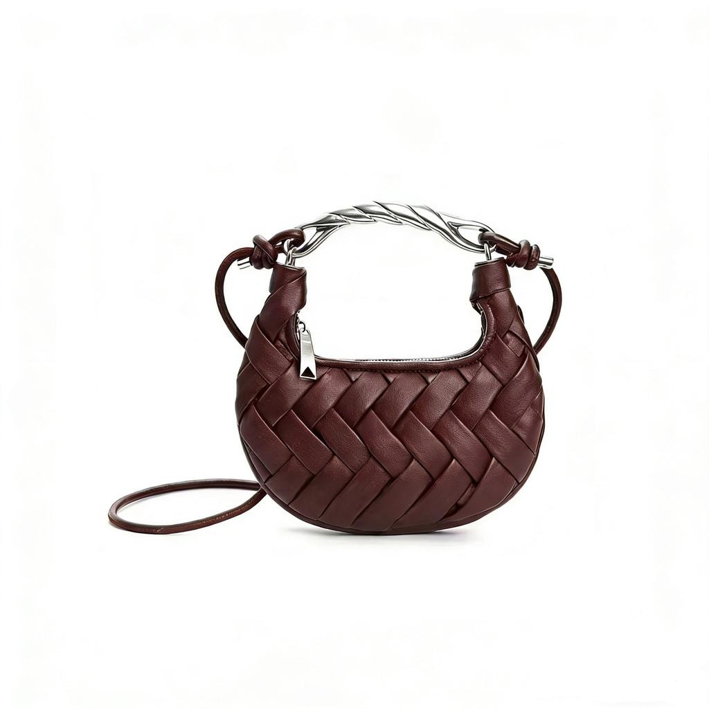 Elegant Small Square Pu Handbag With Zipper Closure For Womens Casual Outfits
