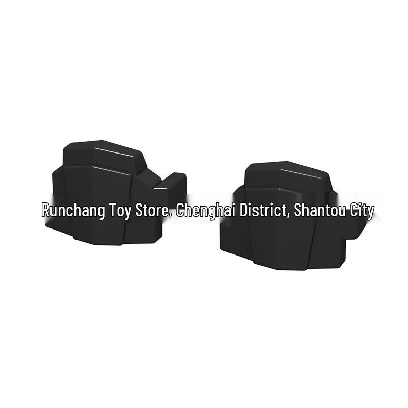 Military Minifigure Wearable Accessories: Knee Pads, Leg Guards, and Armor Plates for Kids Building Blocks, 50g