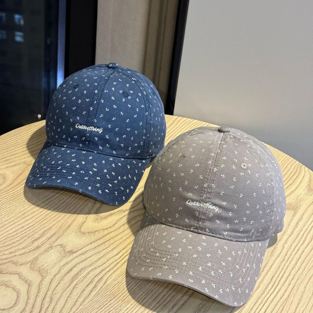 New Literary Style Small Fresh Soft Top Baseball Cap Women's Lace Wide Brim Cap Sweet Small Floral