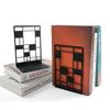2 Pcs Color Railings Book Ends For Shelves Duty Bookend For Heavy Books Organizer Book Home Bookend Book Rack Holder Stand Shelf