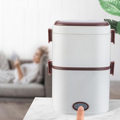 Electric Rice Cooker 220V Heating Lunch Box 2 Layers Self Cooking Machine Food Steamer Food Storage Box For Home Office School