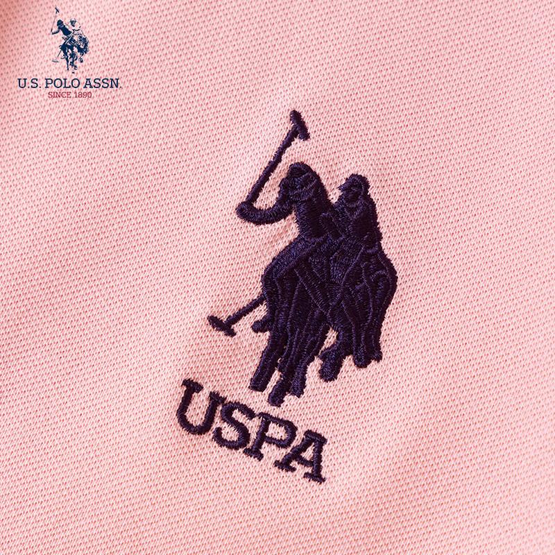 U.S. Polo Assn. Vestido polo de manga corta para mujer