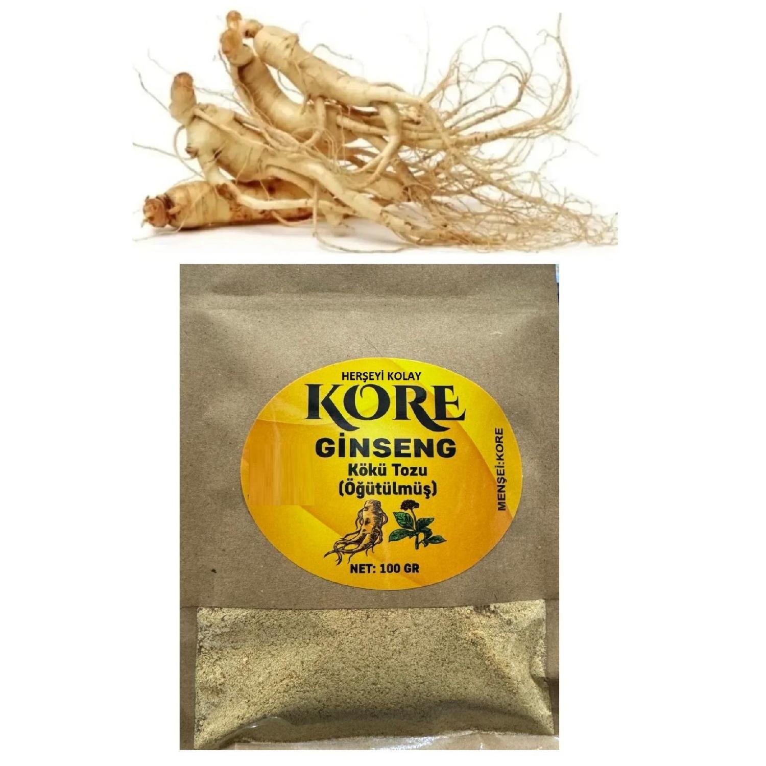 

Ginseng Root Powder Ground Korean Ginseng 100gr Real Pure Ginseng