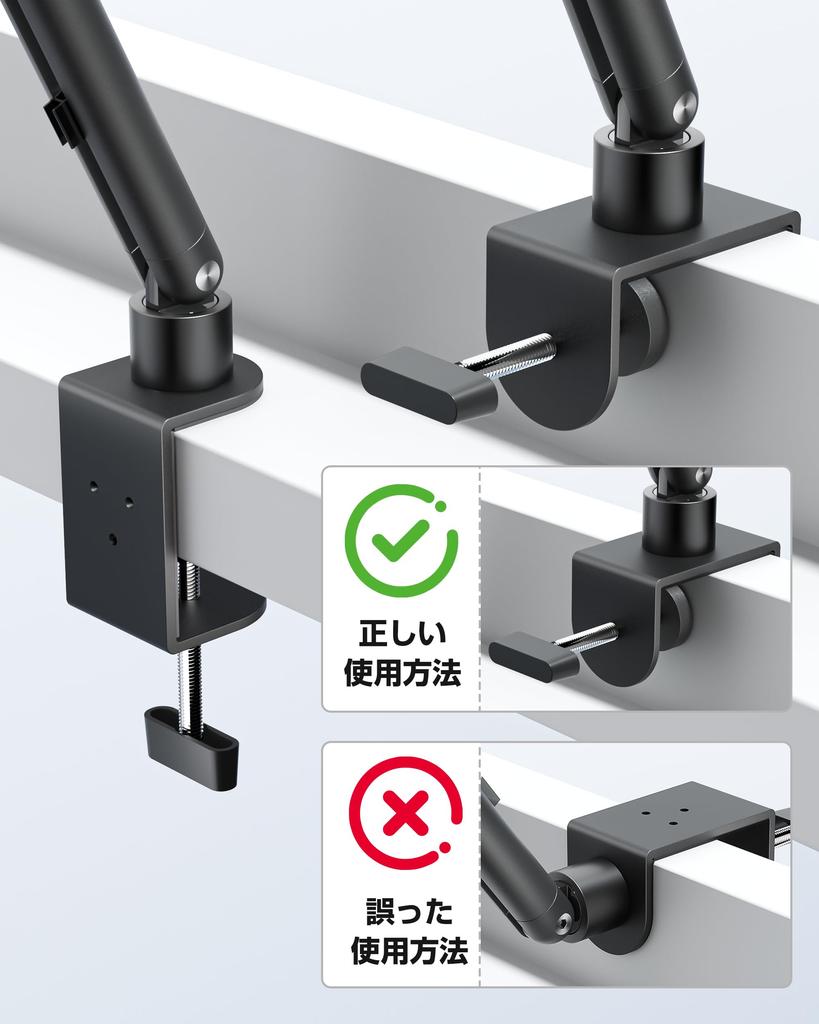 KUUVAN Aluminium Mikrofonarm Mikrofon Kamera Gewicht für Kondensator SLR und LED Fotografie Verstellbar Kabel Mikrofonklemme Faltbar für Einfach